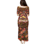 Animal Australia Aboriginal Art Puletasi