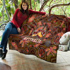 Animal Australia Aboriginal Art Quilt