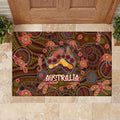 Animal Australia Aboriginal Art Rubber Doormat