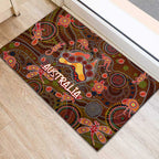 Animal Australia Aboriginal Art Rubber Doormat