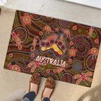 Animal Australia Aboriginal Art Rubber Doormat