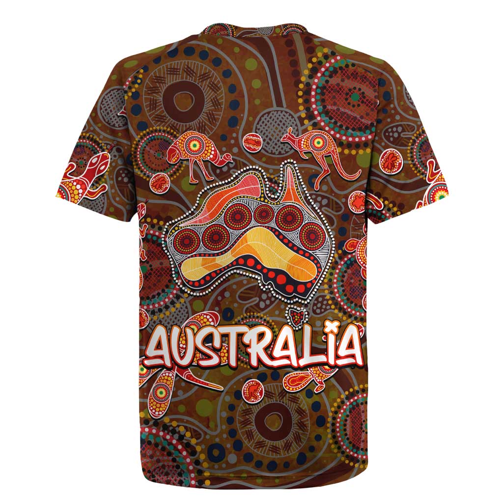 Animal Australia Aboriginal Art Rugby Jersey
