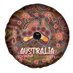 Animal Australia Aboriginal Art Spare Tire Cover