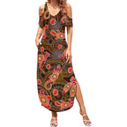 Animal Australia Aboriginal Art Summer Maxi Dress