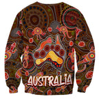 Animal Australia Aboriginal Art Sweatshirt