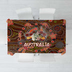 Animal Australia Aboriginal Art Tablecloth
