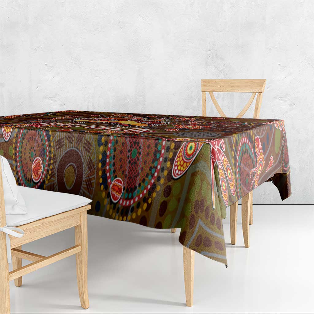 Animal Australia Aboriginal Art Tablecloth