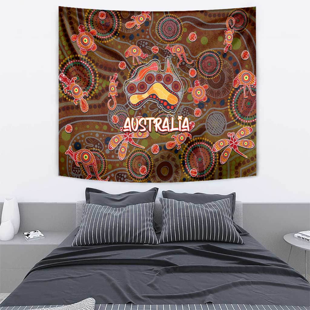 Animal Australia Aboriginal Art Tapestry