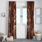 Animal Australia Aboriginal Art Window Curtain