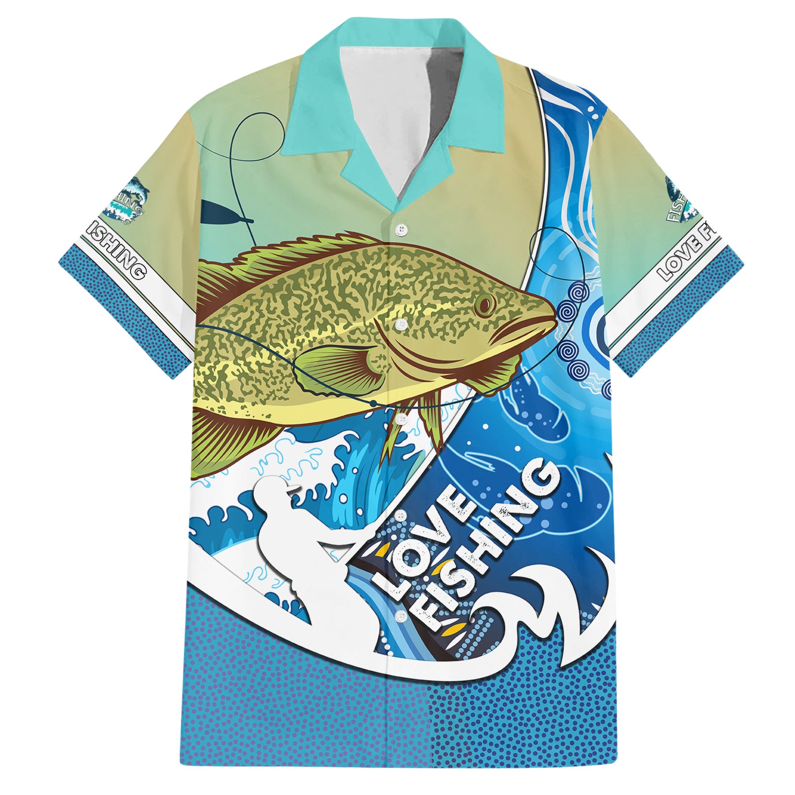 australia-fishing-hawaiian-shirt-love-fishing-murray-cod-in-aboriginal-art-patterns