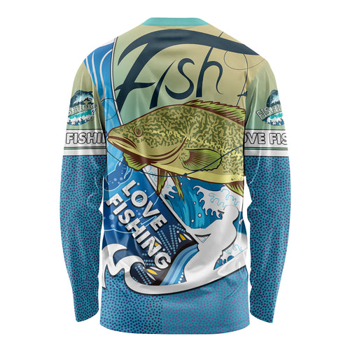 australia-fishing-long-sleeve-shirt-love-fishing-murray-cod-in-aboriginal-art-patterns
