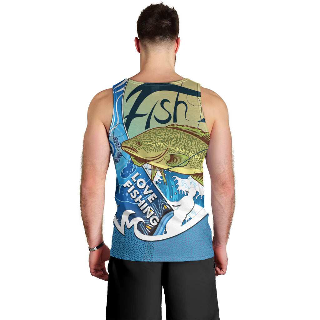 australia-fishing-men-tank-top-love-fishing-murray-cod-in-aboriginal-art-patterns
