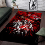Step Into Horror Domain Bombers Football Area Rug Halloween Horror Movie Characters - Aussie Hoodie