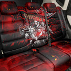 Step Into Horror Domain Bombers Football Back Car Seat Cover Halloween Horror Movie Characters - Aussie Hoodie