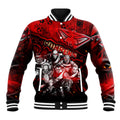 Step Into Horror Domain Bombers Football Baseball Jacket Halloween Horror Movie Characters - Aussie Hoodie