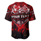 Step Into Horror Domain Bombers Football Baseball Jersey Halloween Horror Movie Characters - Aussie Hoodie