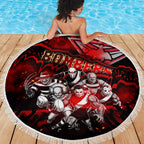 Step Into Horror Domain Bombers Football Beach Blanket Halloween Horror Movie Characters - Aussie Hoodie