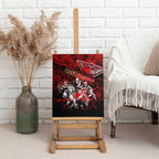 Step Into Horror Domain Bombers Football Canvas Wall Art Halloween Horror Movie Characters - Aussie Hoodie
