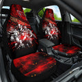 Step Into Horror Domain Bombers Football Car Seat Cover Halloween Horror Movie Characters - Aussie Hoodie