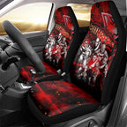 Step Into Horror Domain Bombers Football Car Seat Cover Halloween Horror Movie Characters - Aussie Hoodie