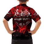Step Into Horror Domain Bombers Football Family Matching Summer Maxi Dress and Hawaiian Shirt Halloween Horror Movie Characters - Aussie Hoodie