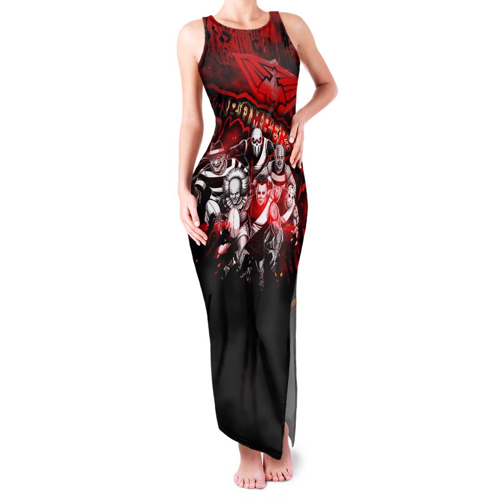 Step Into Horror Domain Bombers Football Family Matching Tank Maxi Dress and Hawaiian Shirt Halloween Horror Movie Characters - Aussie Hoodie