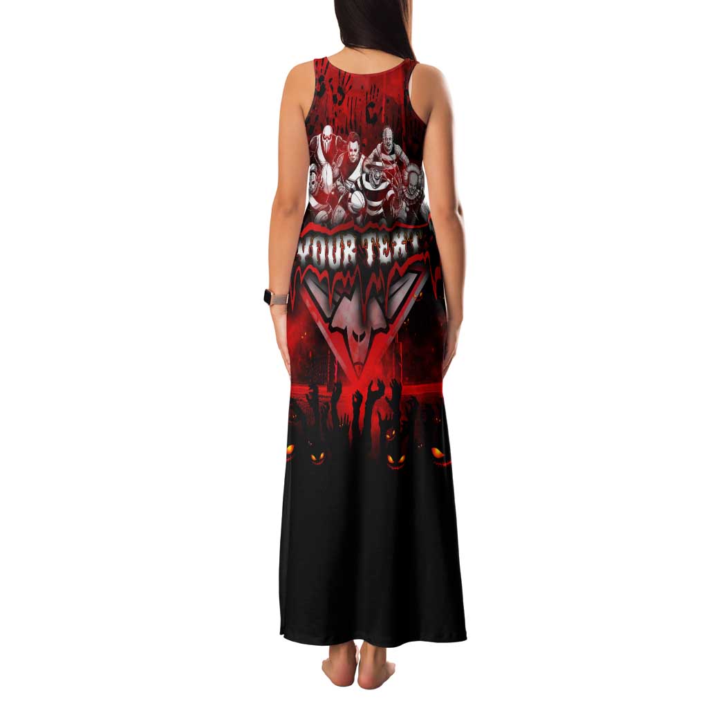 Step Into Horror Domain Bombers Football Family Matching Tank Maxi Dress and Hawaiian Shirt Halloween Horror Movie Characters - Aussie Hoodie