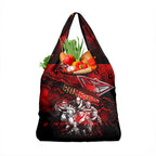 Step Into Horror Domain Bombers Football Grocery Bag Halloween Horror Movie Characters - Aussie Hoodie