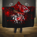 Step Into Horror Domain Bombers Football Hooded Blanket Halloween Horror Movie Characters - Aussie Hoodie