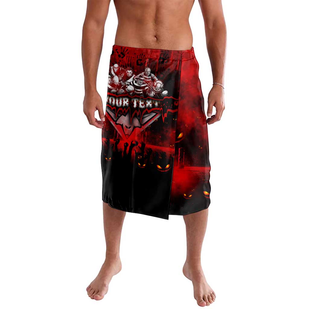 Step Into Horror Domain Bombers Football Lavalava Halloween Horror Movie Characters - Aussie Hoodie