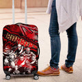 Step Into Horror Domain Bombers Football Luggage Cover Halloween Horror Movie Characters - Aussie Hoodie