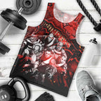 Step Into Horror Domain Bombers Football Men Tank Top Halloween Horror Movie Characters - Aussie Hoodie