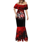 Step Into Horror Domain Bombers Football Mermaid Dress Halloween Horror Movie Characters - Aussie Hoodie