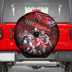 Step Into Horror Domain Bombers Football Spare Tire Cover Halloween Horror Movie Characters - Aussie Hoodie