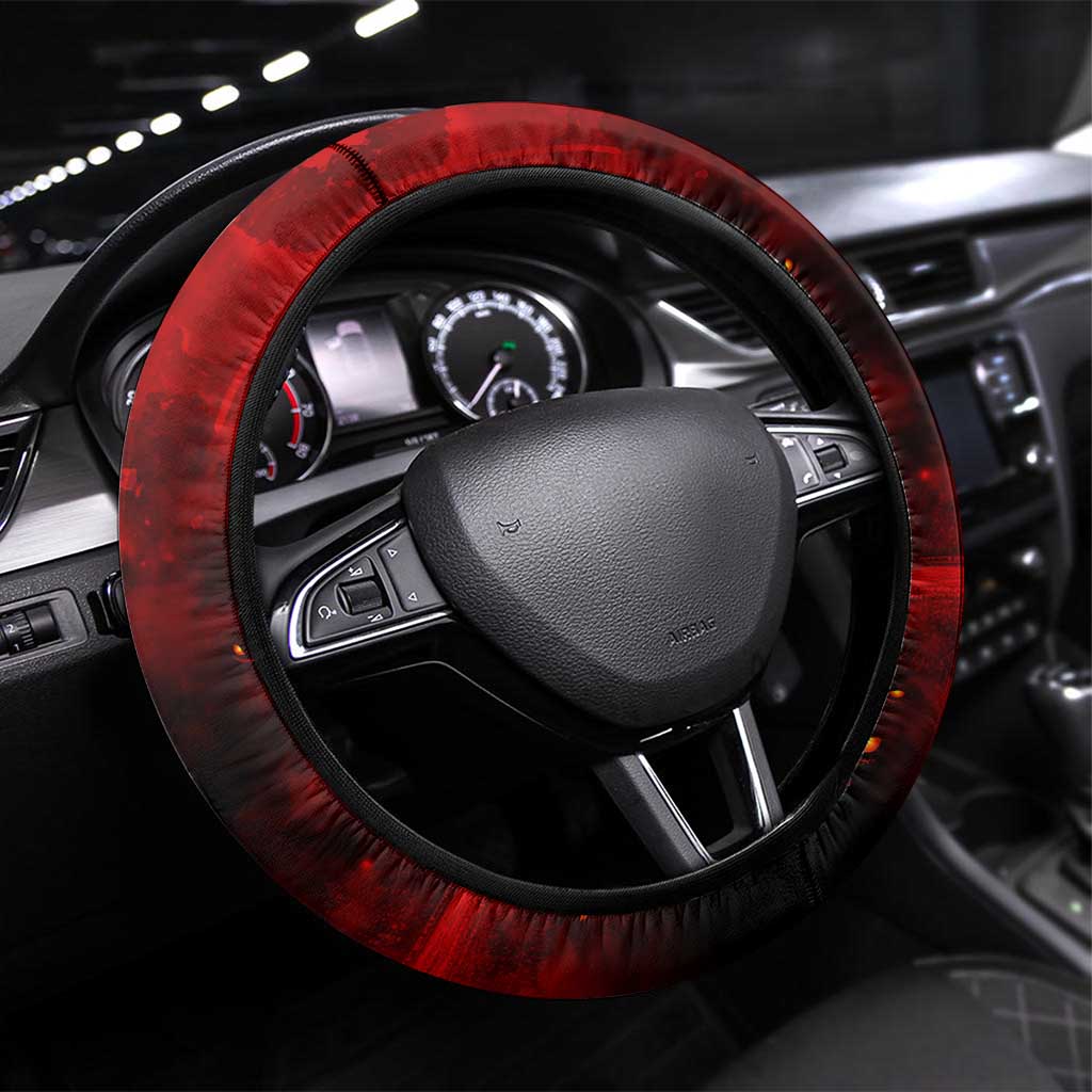 Step Into Horror Domain Bombers Football Steering Wheel Cover Halloween Horror Movie Characters - Aussie Hoodie
