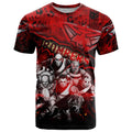 Step Into Horror Domain Bombers Football T Shirt Halloween Horror Movie Characters - Aussie Hoodie