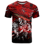 Step Into Horror Domain Bombers Football T Shirt Halloween Horror Movie Characters - Aussie Hoodie