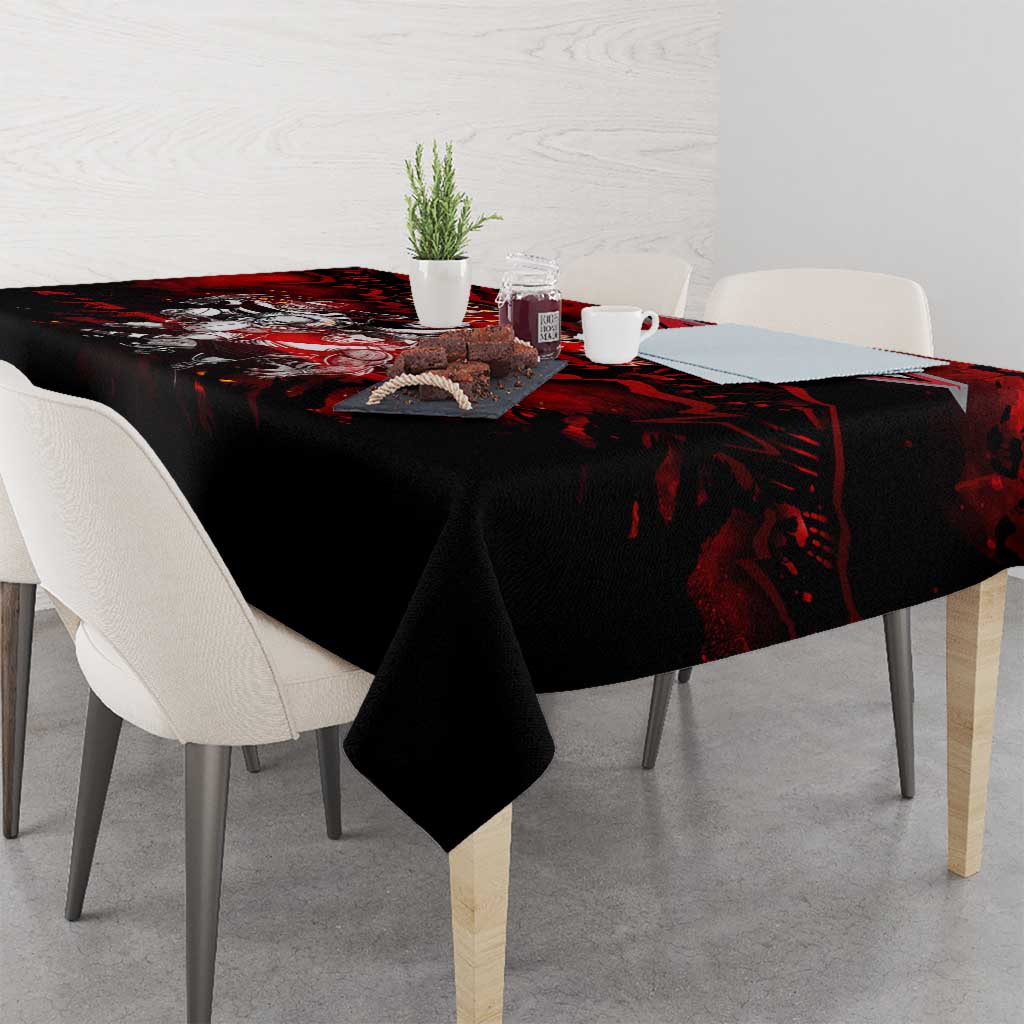 Step Into Horror Domain Bombers Football Tablecloth Halloween Horror Movie Characters - Aussie Hoodie