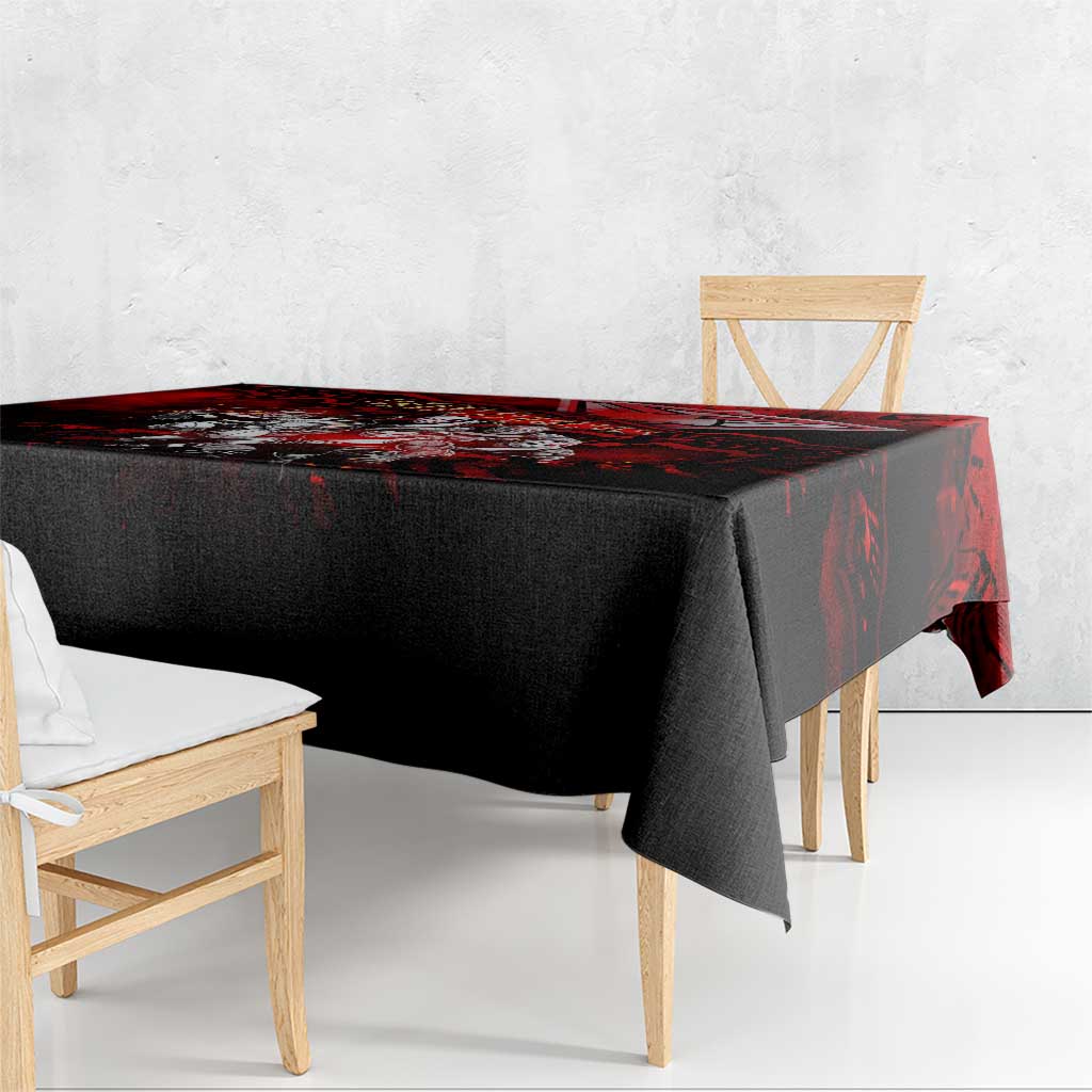 Step Into Horror Domain Bombers Football Tablecloth Halloween Horror Movie Characters - Aussie Hoodie