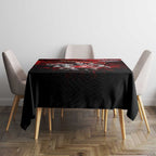 Step Into Horror Domain Bombers Football Tablecloth Halloween Horror Movie Characters - Aussie Hoodie
