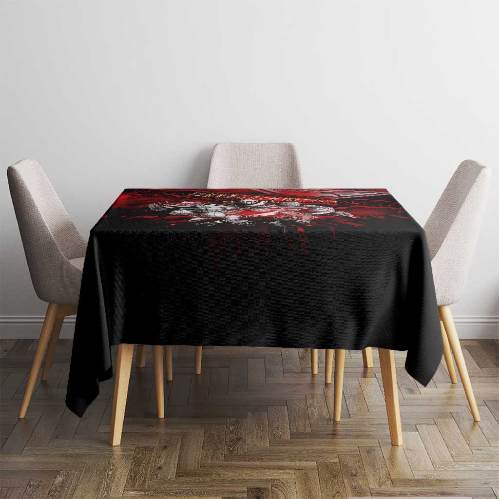 Step Into Horror Domain Bombers Football Tablecloth Halloween Horror Movie Characters - Aussie Hoodie