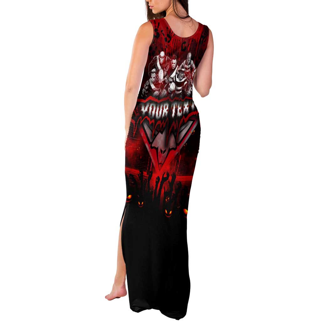 Step Into Horror Domain Bombers Football Tank Maxi Dress Halloween Horror Movie Characters - Aussie Hoodie