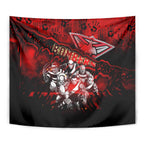 Step Into Horror Domain Bombers Football Tapestry Halloween Horror Movie Characters - Aussie Hoodie
