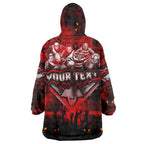 Step Into Horror Domain Bombers Football Wearable Blanket Hoodie Halloween Horror Movie Characters - Aussie Hoodie