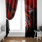 Step Into Horror Domain Bombers Football Window Curtain Halloween Horror Movie Characters - Aussie Hoodie