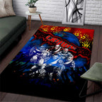 Step Into Horror Domain Crows Football Area Rug Halloween Horror Movie Characters - Aussie Hoodie