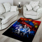 Step Into Horror Domain Crows Football Area Rug Halloween Horror Movie Characters - Aussie Hoodie
