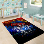 Step Into Horror Domain Crows Football Area Rug Halloween Horror Movie Characters - Aussie Hoodie