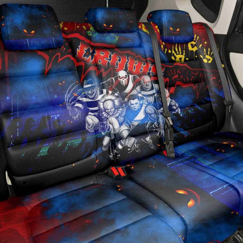 Step Into Horror Domain Crows Football Back Car Seat Cover Halloween Horror Movie Characters - Aussie Hoodie