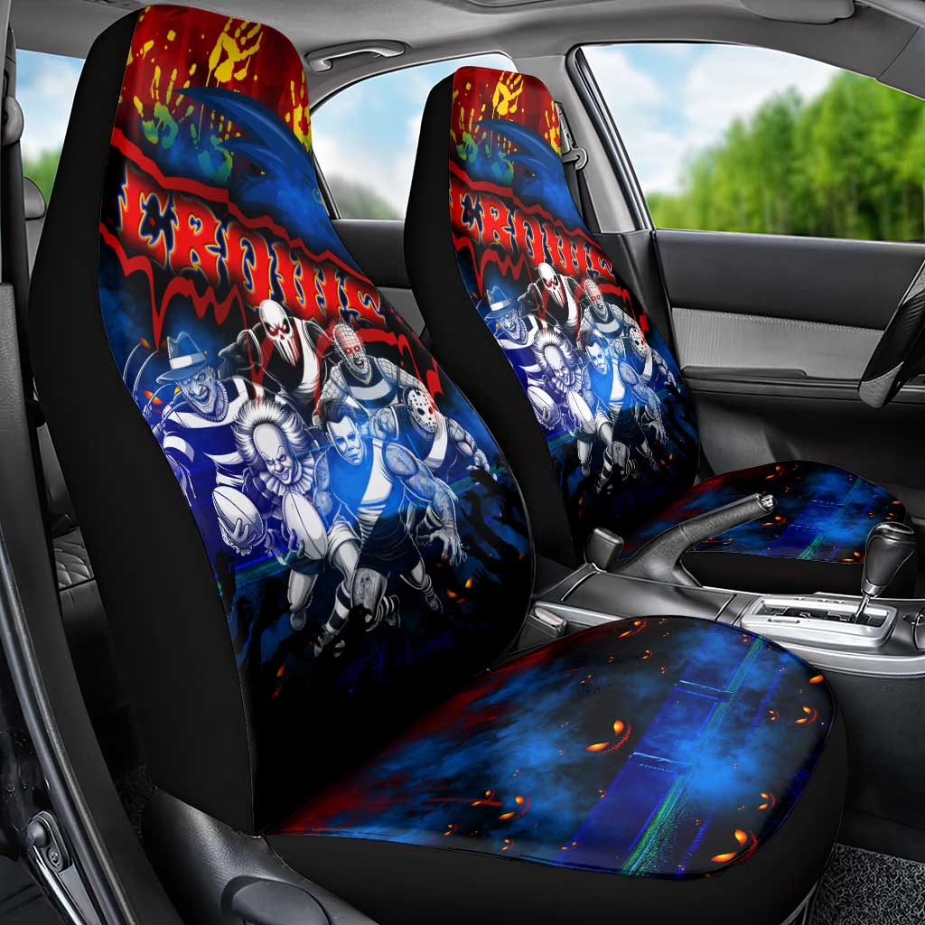 Step Into Horror Domain Crows Football Car Seat Cover Halloween Horror Movie Characters - Aussie Hoodie